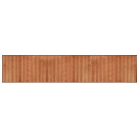 Tappeto Rettangolare Marrone 60x300 cm in Bambù vidaXL