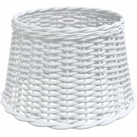vidaXL Paralume da Soffitto Bianco Ø45x28 cm in Vimini