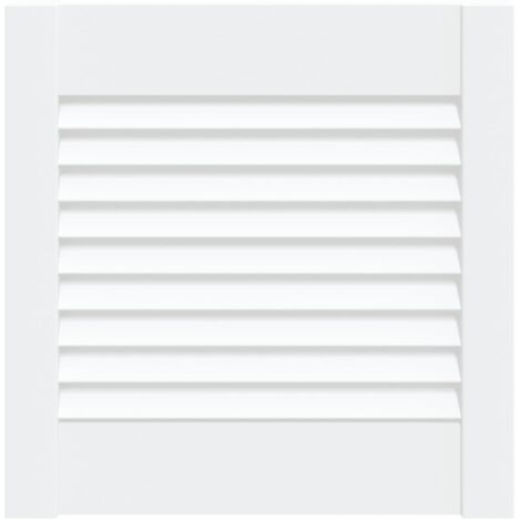 vidaXL Anta con Design a Lamelle Bianca 39,5x39,4 cm in Legno di Pino