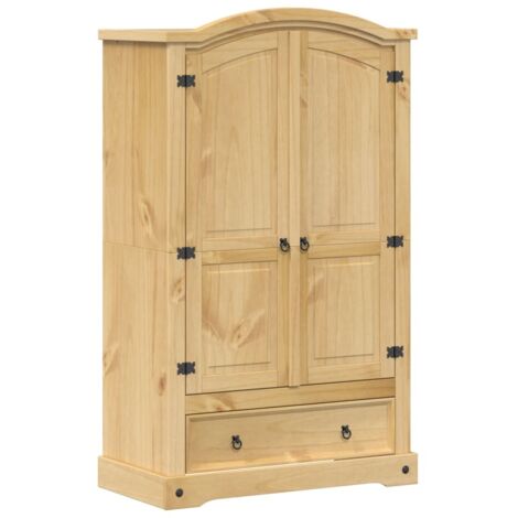 vidaXL Armadio Corona 101x52x170 cm in Legno Massello di Pino