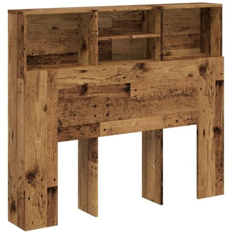 vidaXL Testiera con Contenitore Legno 120x19x103,5 cm in Truciolato