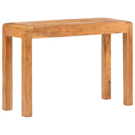 Tavolo Consolle 110x40x76 cm Massello Acacia Finitura Ambra vidaXL