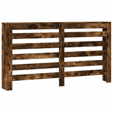 vidaXL Copertura Termosifone Rovere Fumo 149x20x82cm Legno Multistrato