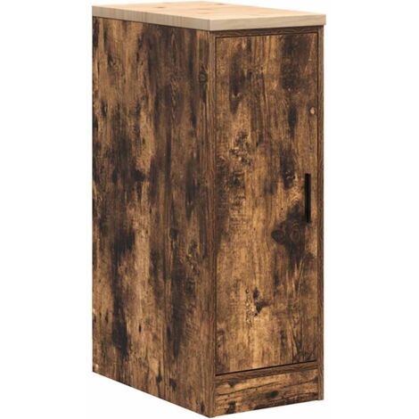vidaXL Armadietto da Garage in Rovere Affumicato 30x51x85 cm