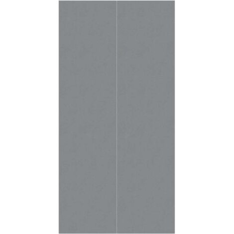 vidaXL Telo Sotto Piscina Grigio Chiaro 500x250 Geotessile Poliestere