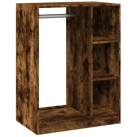 vidaXL Armadio Rovere Fumo 77x48x102 cm in Legno Multistrato
