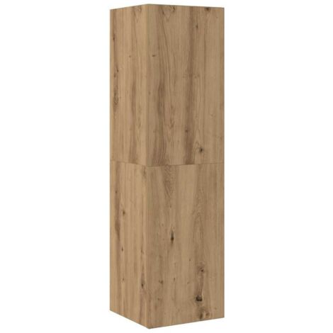 vidaXL Mobile TV Rovere Artigianale 30,5x30x110cm in Legno Multistrato (1/5)