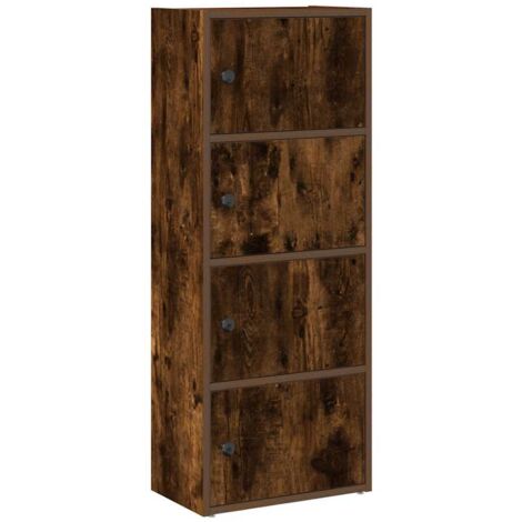 vidaXL Libreria Rovere Fumo 40x24x102 cm in Legno Multistrato (1/5)