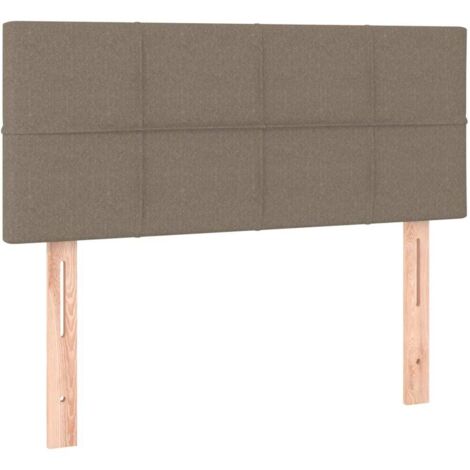 vidaXL Testiera Tortora 80x5x78/88 cm in Tessuto (1/5)