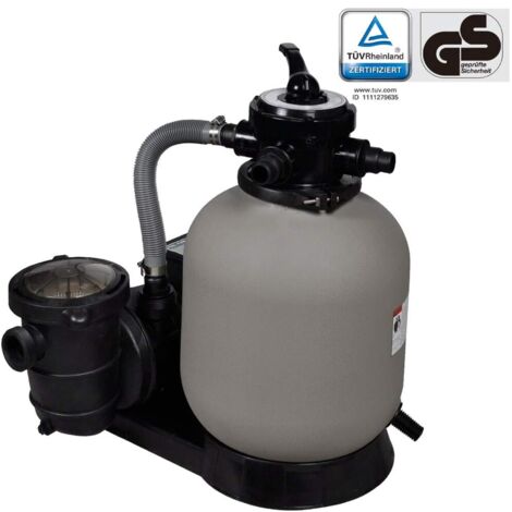 Pompa con Filtro a Sabbia 600 W 17000 l/h vidaXL