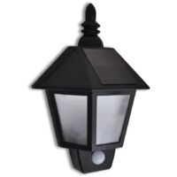 Lampada a parete da giardino solare con sensore di movimento vidaXL