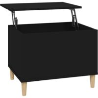 vidaXL Tavolino da Salotto Nero 60x44,5x45 cm in Legno Multistrato