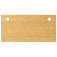 vidaXL Piano Scrivania 110x55x4 cm in Bambù