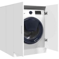 vidaXL Mobile per Lavatrice Bianco 71x71,5x91,5 cm