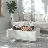 vidaXL Tavolino Salotto Grigio Cemento 85x55x31 cm Legno Multistrato