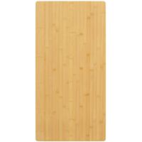 vidaXL Piano del Tavolo 50x100x1,5 cm in Bambù