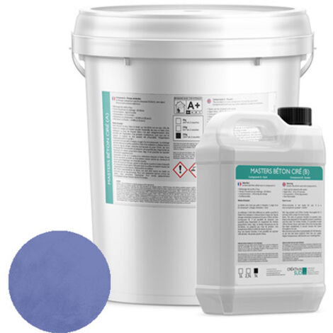Masters Béton Ciré (sols et murs) - 10m² (20kg + 6L) - Teinte : Lavande (1/5)
