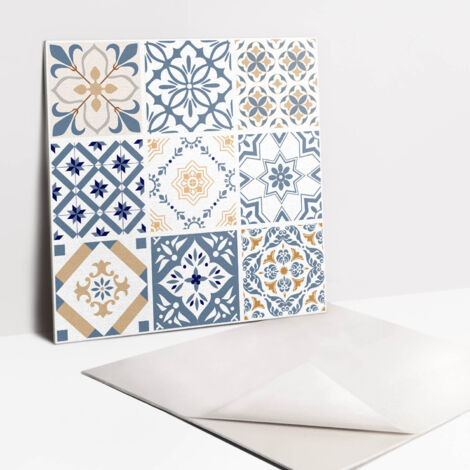 Pannelli da Parete Autoadesivi – Decorativi - Parete Piastrelle – 9 Pezzi Piastrelle – 9x30x30 cm - Mosaico Ornamentale