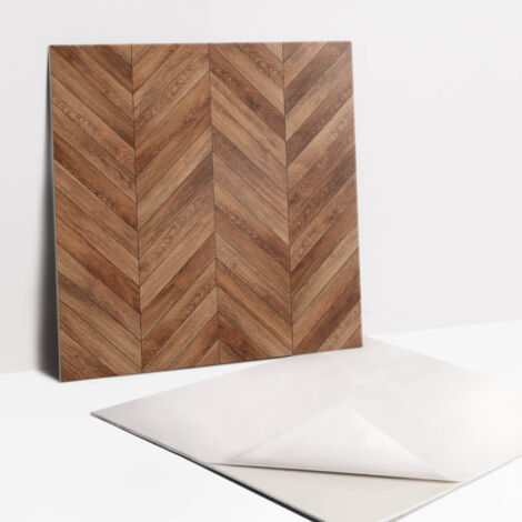 Pannelli da Parete Autoadesivi – Decorativi - Parete Piastrelle – 9 Pezzi Piastrelle – 9x30x30 cm - Tavole di Legno