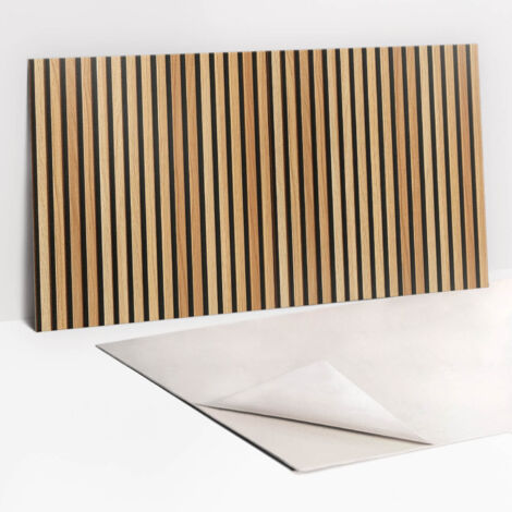 Pannelli da Parete Autoadesivi – Decorativi - Parete Piastrelle - Pannello Murale – 100x50 cm - Doghe di Legno