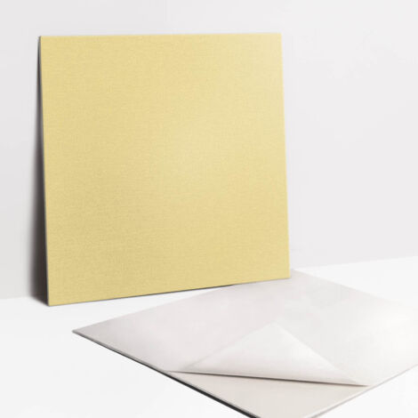 Kiwistar Adesivi Per Piastrelle Beige Satinato 15x15 Cm - 25 Pezzi Autoadesivi Impermeabili - Per Cucina E Bagno - 2