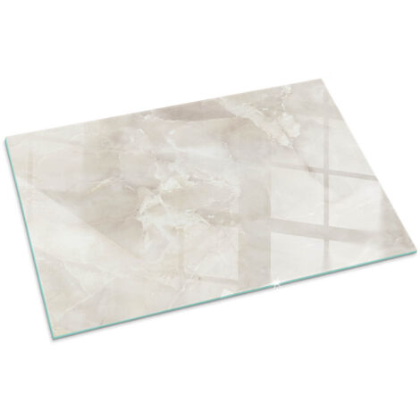 Vetro Temperato Resistente Al Calore Per Camino Protezione del Pavimento dal Calore Resistente a Scintille Motivo marmo naturale 100x70 cm (1/5)