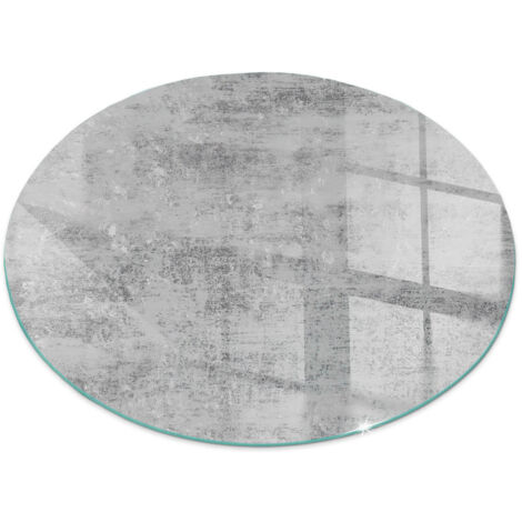 Vetro Temperato Resistente Al Calore Per Camino Protezione del Pavimento dal Calore Resistente a Scintille Struttura sfondo astratta Rotondo 70 cm (1/5)