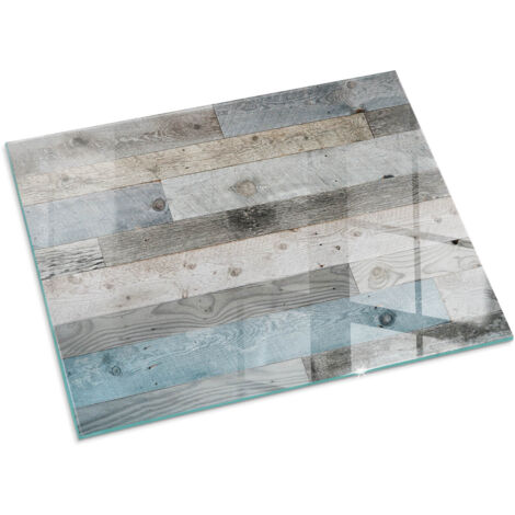 Vetro Temperato Resistente Al Calore Per Camino Protezione del Pavimento dal Calore Resistente a Scintille Assi in diverse tonalità di colore 80x60 cm (1/5)