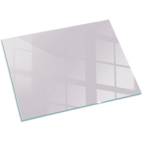 Piastra Protettiva In Vetro Con Grafica Decorativa Per Camino O Stufa Ideale Per Interni Moderni Colore Viola chiaro 80x60 cm