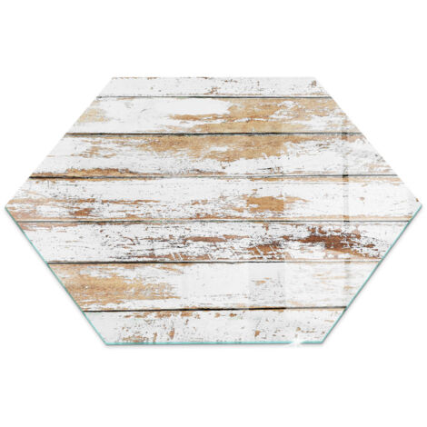 Piastra Per Camino Decorazione Per Pavimento In Vetro Per Camino Per Focolare Moderno per la legna Una tavola di legno danneggiata h40 cm