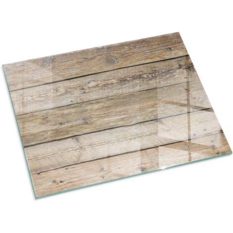 Vetro Temperato Resistente Al Calore Per Camino Protezione del Pavimento dal Calore Resistente a Scintille Assi di legno disposte in ordine 80x60 cm (1/5)