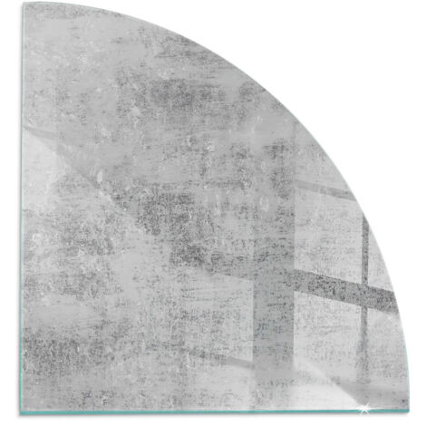 Piastra Per Camino Decorazione Per Pavimento In Vetro Per Camino Per Focolare Moderno per la legna Struttura sfondo astratta 1/4 100x100 cm