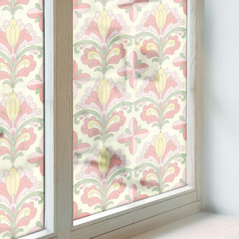 Pellicola Opaca per Finestre 100x146 cm Vetro Smerigliato Decorativa Autoadesiva Protezione per Cucina Bagno Uffici Camera da Letto Eleganza vegetale (1/5)