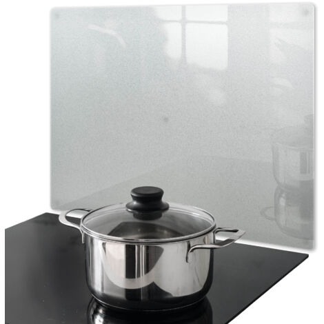 Coprifuochi Vetro Temperato Paraschizzi Cucina Protezione in Vetro Temperato Per Piano Cottura Gas Induzione Resistente Calore 52x40 cm