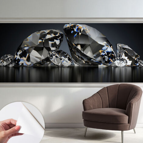 Carta da parati autoadesiva - impermeabile - murale da parete - decorazione murale - Bellezza cristallina 250x104 cm (1/5)
