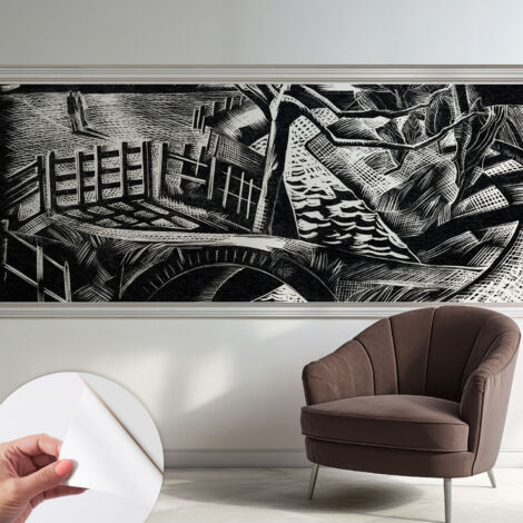 Carta da parati autoadesiva - fotomurale - decorazione parete - stile elegante - decorazione casa - Paesaggio architettonico 250x104 cm (1/5)