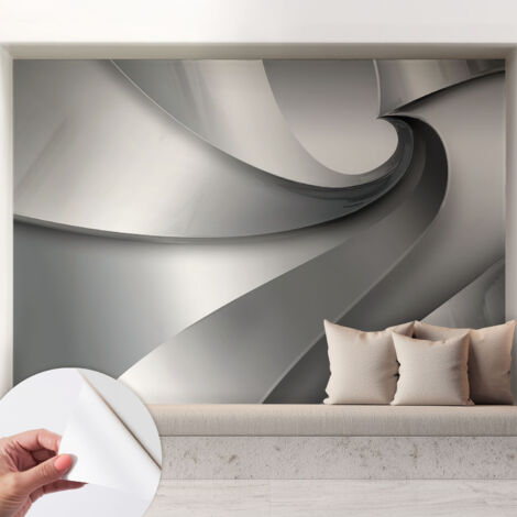 Carta da parati autoadesiva - impermeabile - murale da parete - decorazione murale - Spirali geometriche 208x146 cm