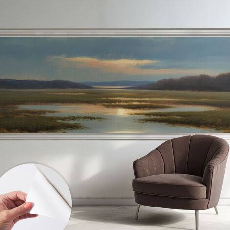 Carta da parati autoadesiva moderna - fotomurale - lavabile - ufficio - design moderno - Paesaggio suggestivo 250x104 cm (1/5)