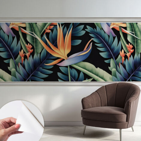 Carta da parati adesiva - fotomurale - facile da applicare - per la soggiorno - camera da letto - Motivo paradisiaco 250x104 cm (1/5)