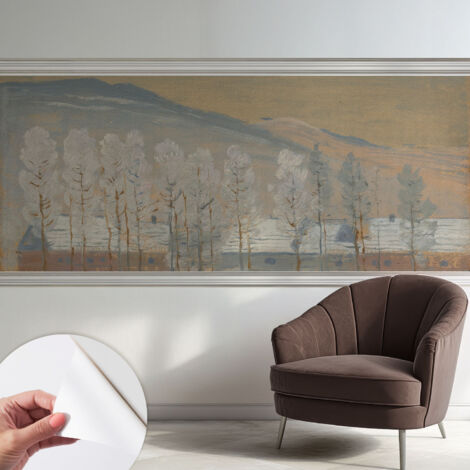 Carta da parati autoadesiva - impermeabile - murale da parete - decorazione murale - Scena invernale 250x104 cm (1/5)
