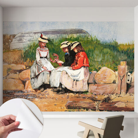 Carta da parati autoadesiva - fotomurale - decorazione parete - stile elegante - decorazione casa - Vacanze estive 152x104 cm (1/5)