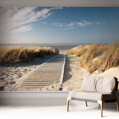 Carta da parati autoadesiva - Fotomurale adesivo - design elegante - stile moderno - Sentiero marino 312x219 cm (1/5)