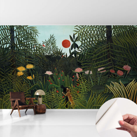 Fotomurale adesivo - murale da parete - Carta da parati autoadesiva - design parete moderno - Paesaggio esotico 416x254 cm (1/5)