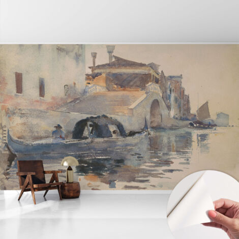 Carta da parati adesiva - lavabile - decorazione murale - per cucina - pellicola decorativa Armonia veneziana 416x254 cm