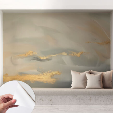 Carta da parati autoadesiva - Fotomurale adesivo - design elegante - stile moderno - Tracce delicate 208x146 cm (1/5)