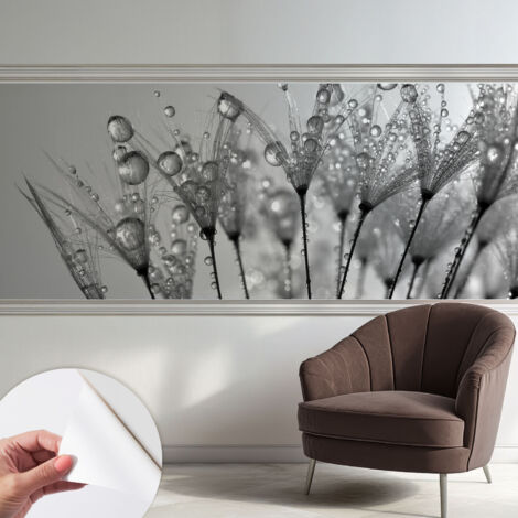 Fotomurale adesivo stickers - murali decorativo - soggiorno moderno - effetto realistico - Delicatezza bagnata 250x104 cm