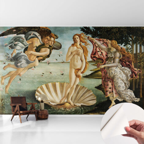 Carta da parati autoadesiva - fotomurale - alta qualità - per la cucina - camera da letto - La nascita di Venere 416x254 cm (1/5)