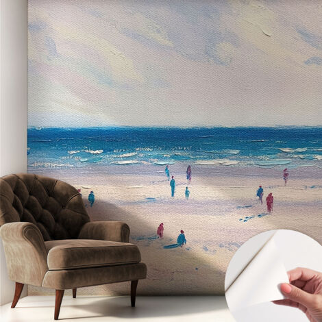 Carta da parati autoadesiva - fotomurale - alta qualità - per la cucina - camera da letto - Paesaggio marino 250x250 cm (1/5)