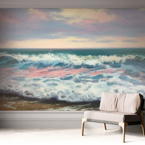 Fotomurale adesivo stickers - murali decorativo - soggiorno moderno - effetto realistico - Paesaggio marino 312x219 cm (1/5)