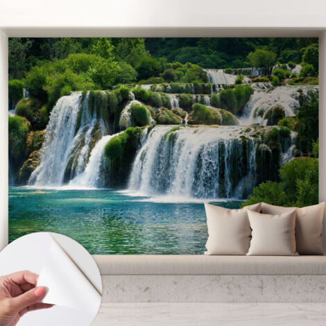 Fotomurale adesivo - Carta da parati adesiva - per la cucina camera da letto per la soggiorno - Armonia naturale 208x146 cm (1/5)